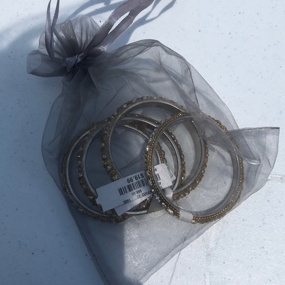 New 4 bracelets and bag